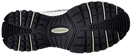 Skechers Men's Energy Afterburn Sneakers 9.5 Wide White Black