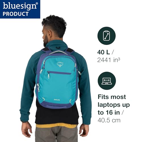 Osprey Daylite Expandable Travel Backpack Night Shift Blue – Lightweight & Compliant for Airlines