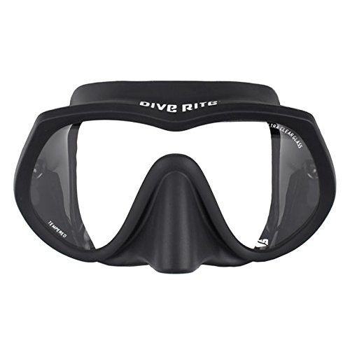 Dive Rite UltraClear Frameless Dive Mask with Crystal-View Tempered Glass