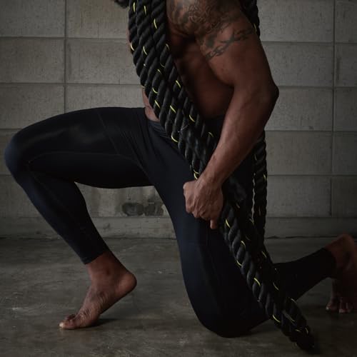 LESTE SkinWrap PRO+ 9 Men's Compression Pants Medium Black Quick Dry Running Leggings