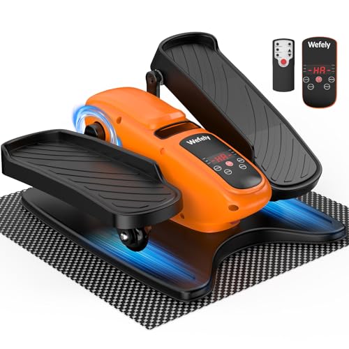 Under Desk Elliptical Leg Exerciser for Seniors - Orange