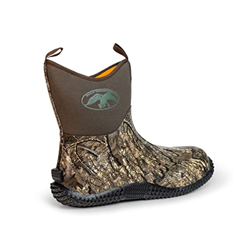 Men’s Camouflage Waterproof Hunting Ankle Boots - Canteen/Realtree Timber Variation