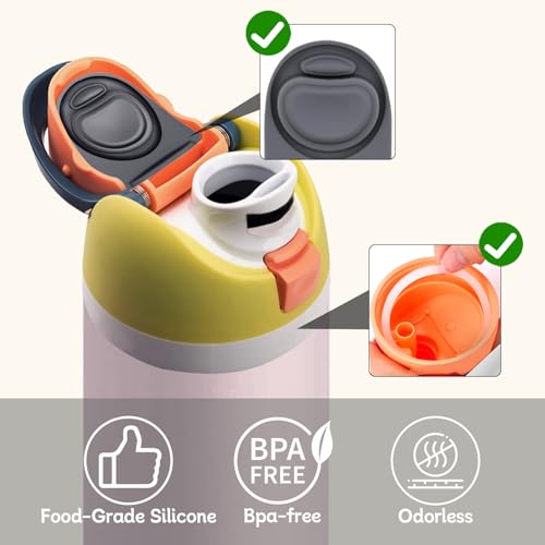Grey Replacement Stopper and O-Ring Gasket Kit for Owala Water Bottles - 4 Sets