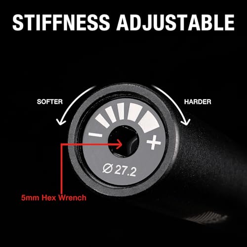 KONG MING CAR Suspension Seat Post 27.2mm Shock-Absorbing Bicycle Seat Post