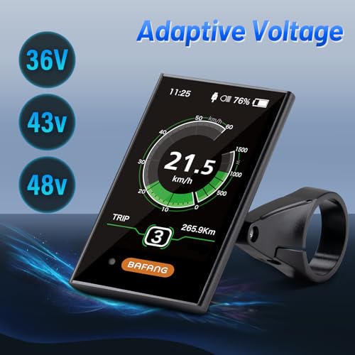 BAFANG 5 Pin Ebike Display DPC18 for BBS01B BBS02B BBSHD Mid Drive