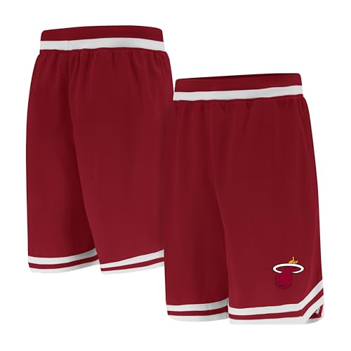 Miami Heat NBA Men's Soft Air Mesh Basketball Shorts - Medium, Team Color