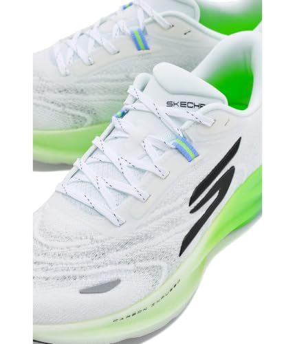 Skechers Aero Spark Women's Running Shoes - White Lime, Size 6
