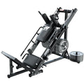 RitFit Black Leg Press Hack Squat Machine 1200LB Capacity, Stable & Versatile