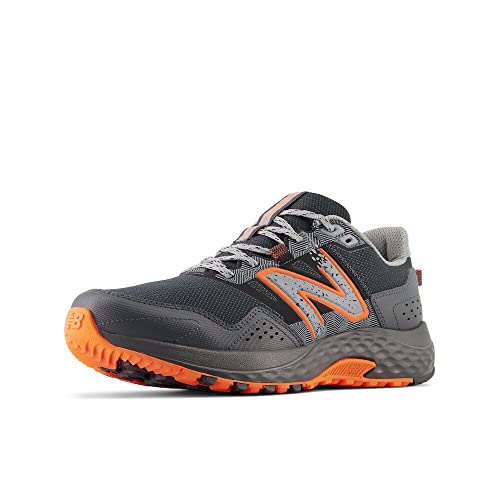 Men's Trail Running Shoe 11.5 X-Wide Black Cayenne Grey - New Balance 410 V8