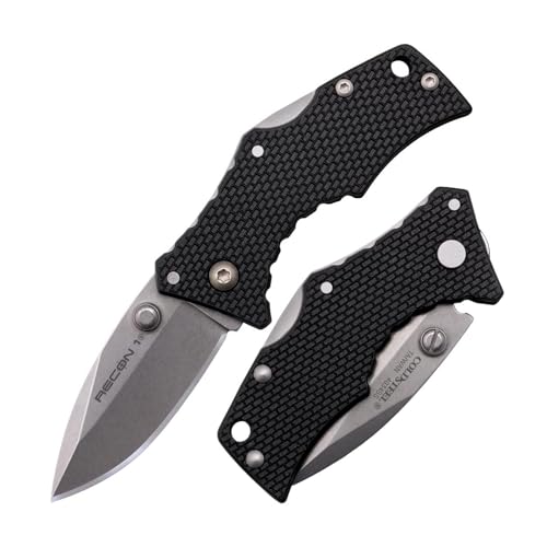 Cold Steel Micro Recon 1 2 Inch Spear Point Tactical Folding Knife with 2.375 Inch Blade