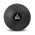 Slam Medicine Balls with Tread Grip - 50 lb Dead Weight for Strength & Cardio