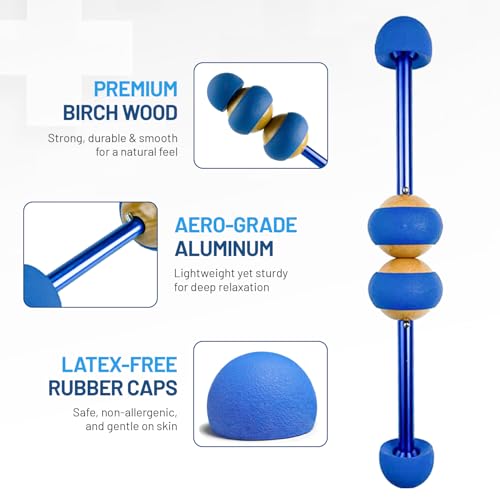 Deep Tissue Muscle Roller Stick for Trigger Point & Myofascial Release