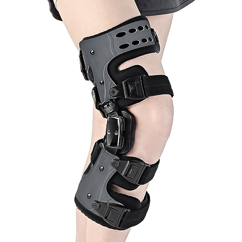 Unloader Knee Brace for Osteoarthritis Pain Relief & Joint Support - Gray