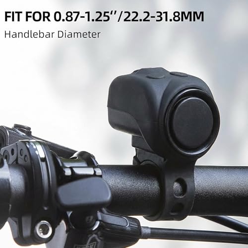 Electric Bike Horn 120dB Loud Safety Alarm Waterproof Easy Install