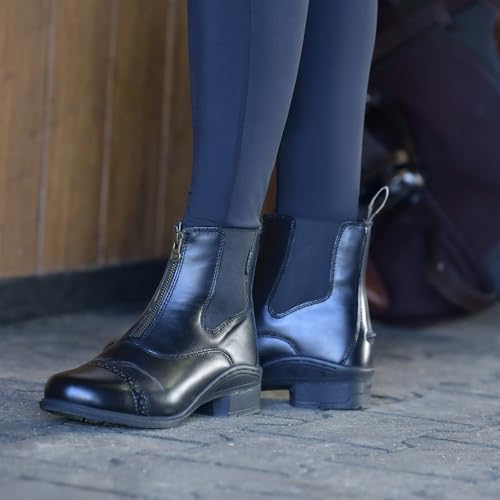 Dublin Altitude Zip Paddock Boots - Black, Size 8.5