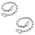 Heavy Duty Stainless Steel Chain 20 Inches 4MM-2 PCS for Punching Bags Swing Chair Yoga