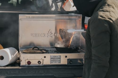 Camp Chef Mountaineer Aluminum Camp Stove with 40,000 BTU, Portable Outdoor Cooking System