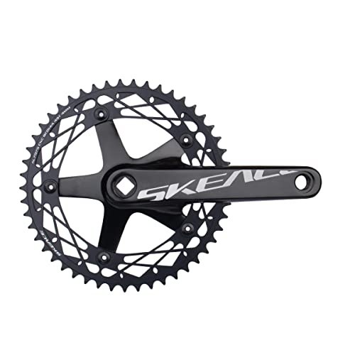 165mm Bike Crankset with 144BCD, 48T/49T Chainring for Track & Fixed Gear Bikes