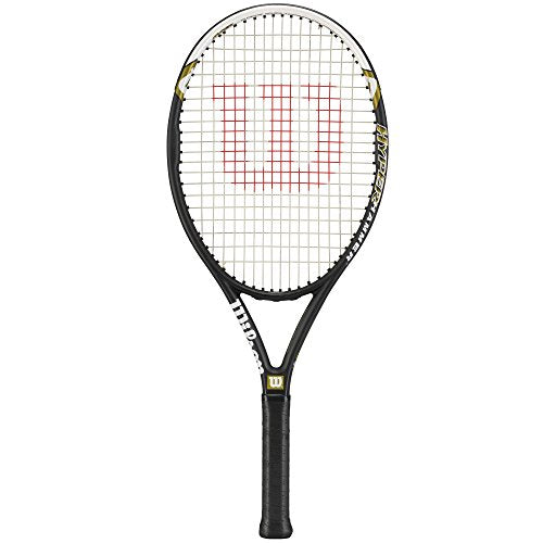Wilson Hyper Hammer 5.3 Adult Tennis Racket Grip Size 3 Black/White/Gold