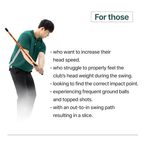 Golf Swing Trainer Max Speed Practice Aid for Men Women Indoor Use