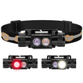 Rechargeable LED Headlamp with Red Light 500 Lumens Waterproof Camping Light
