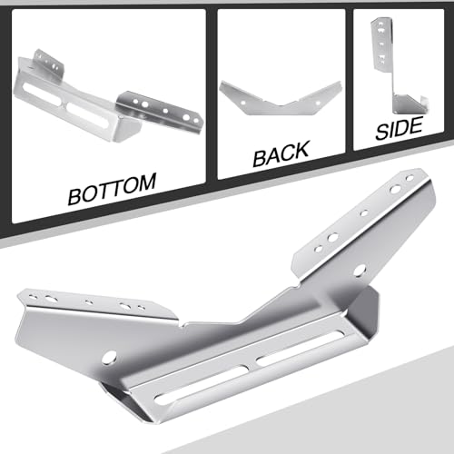 8 Pack Pontoon Wing Brackets for Boat Trailer Support Heavy Duty Galvanized Metal