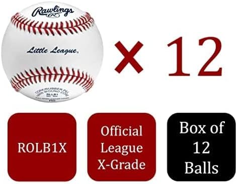 Rawlings Official League Practice Baseballs - ROLB1X | Available in Multiple Count Options