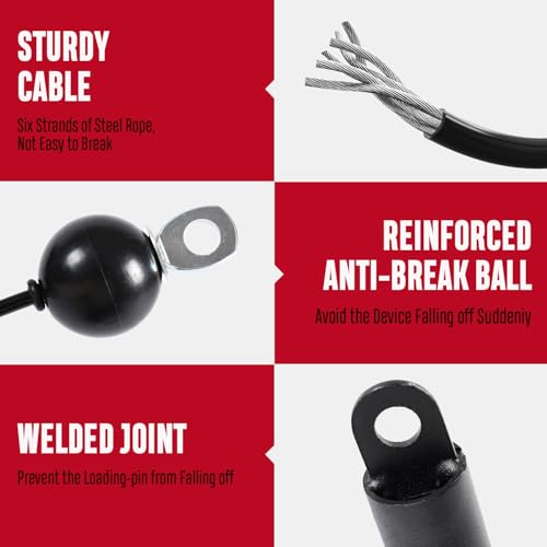 FitBeast Pulley System Gym with Non Multifunctional Bar - Home Strength Training Equipment