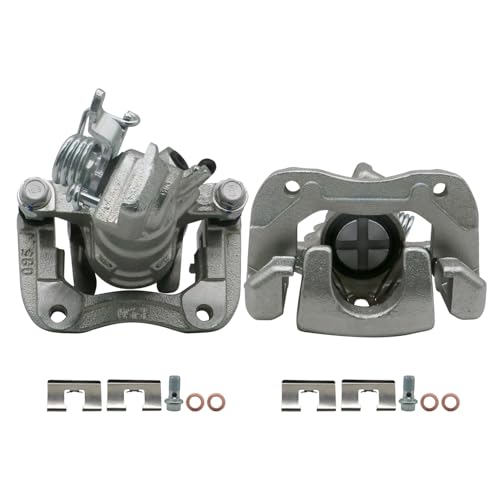 Chefull Rear Brake Caliper Assembly with Bracket for Honda Accord 1998-2007 & Acura TSX 2004-2008 - 19B2069 & 19B2068