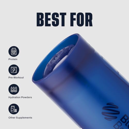 Shaker Bottle 28 oz BlenderBottle Classic V2 with Leak-Proof Lid - Reflex Blue