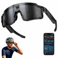 Black AI Smart Glasses with 4K POV Camera, Hands-Free Video Recording