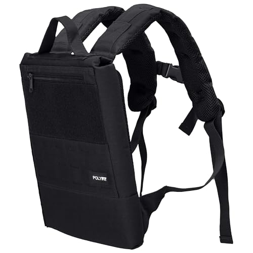 Polyfit Rucking Backpack 2.0 Black - Side-Loading Weight Plate Pack