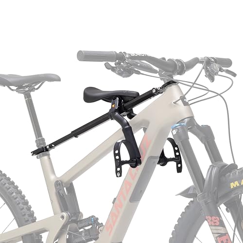 Kids Ride Shotgun Child Bike Seat - Front-Mounted E-Bike Compatible, Adjustable for Ages 2-5