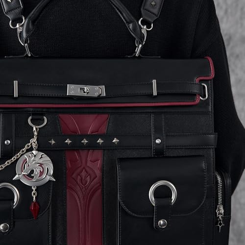 Genshin Impact Wriothesley Backpack - Gaming Themed Leather School Bag