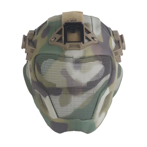 Full Face Tactical Airsoft Helmet with Micro Fan & Camouflage - Camo #3