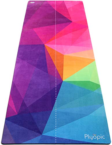 Neometric Plyopic All-In-One Yoga Mat with Sweat-Grip Towel, Eco-Friendly Rubber