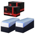 UV-Protected Card Sleeves Bundle - 200 Rigid Top Loaders + 200 Soft Sleeves
