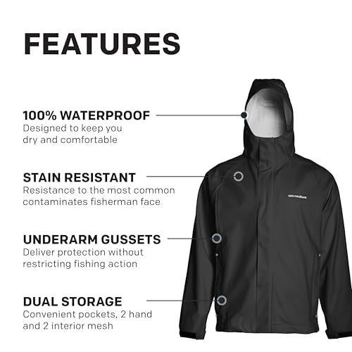 Men’s Waterproof Fishing Jacket - Neptune Series Outdoor Outerwear
