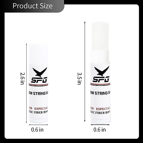 Archery Bow String Wax 6 Pack Waterproof Lubricant for String Care