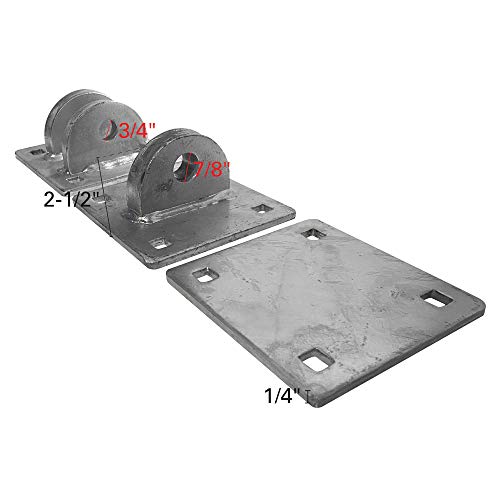 Heavy-Duty Galvanized Floating Dock Link Connector Kit - Marine-Grade Hinge Sets