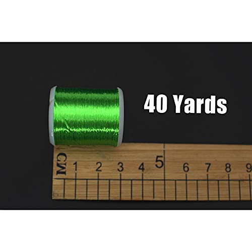 20 Colors Fly Tying Thread Floss Material - 300D Silky Yarn for Fishing