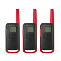 Motorola T210TP Walkie Talkies 3-Pack, 22 Channels, 20 Mile Range, Rechargeable, License-Free Two-Way Radios for Outdoor & Family Use