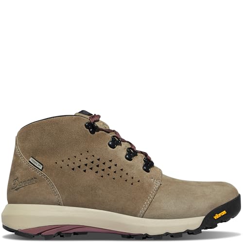 Danner Women's Inquire Chukka Hiking Boots Gray/Plum Suede 4-inch Waterproof