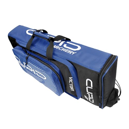 LWANO Blue Takedown Recurve Bow Backpack Case with Arrow Tube