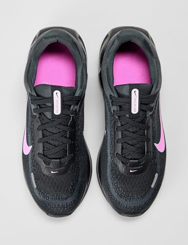 Nike Kids' Stellar Ride Running Shoes - Little Boys & Girls Sneakers, Black/Pink, 3 Little Kid