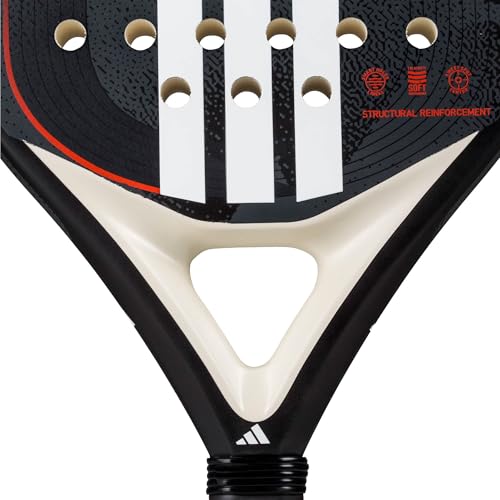 Adidas Drive Padel Racket Black - Control & Power with Carbon & Fiberglass