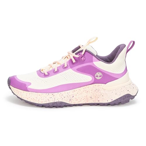 Timberland Women's Motion Access Low Lace-Up Sneakers - Natural Purple Knit 8.5