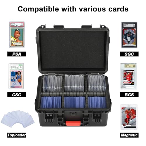 Graded Card Storage Box for PSA BGS SGC Toploaders - Standard Capacity