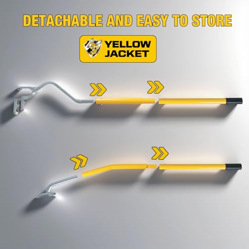 Yellow Jacket Cast Iron Heavy-Duty Tire Mount Demount Tool Set 22.5-24.5 Inch Compatible