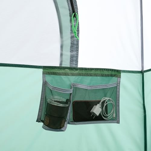 4-Person Camping Tent with Rainfly - Weather-Resistant, Quick Setup by Amazon Basics